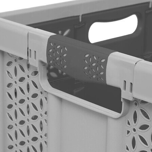 Skrzynka Fold`n`Box składana plastikowa szara